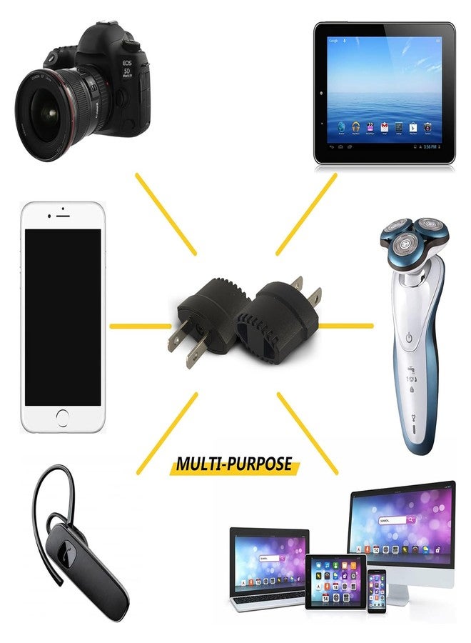 ام كي محول MX World (طرفان مسطحان وطرفان دائريان) من الولايات المتحدة الأمريكية واليابان والصين وتايوان وتايلاند إلى الولايات المتحدة الأمريكية وكندا واليابان (النوع -ب) - عبوة من 5 قطع - Image 5